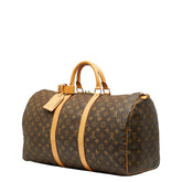 ルイ ヴィトン モノグラム キーポル50 ボストンバッグ M41426 ブラウン PVC レザー レディース LOUIS VUITTON 【中古】